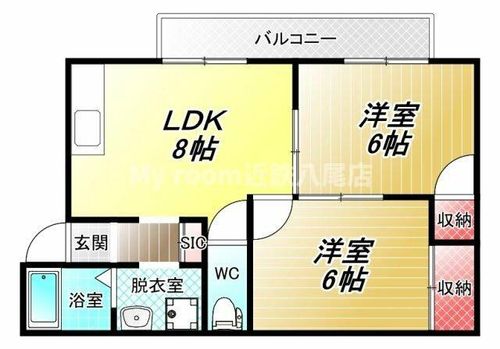 ハイツボナールの間取り