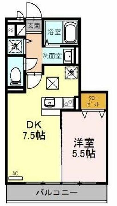 パークハイム参番館の間取り