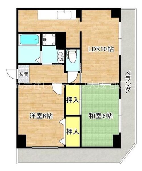 フロレアール都島の間取り