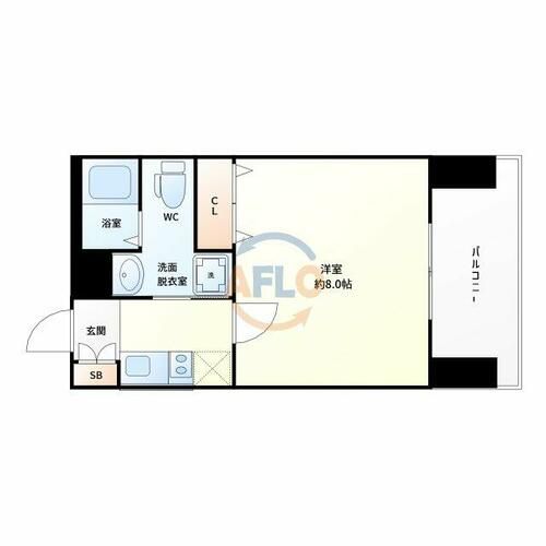 ディナスティ都島北通の間取り