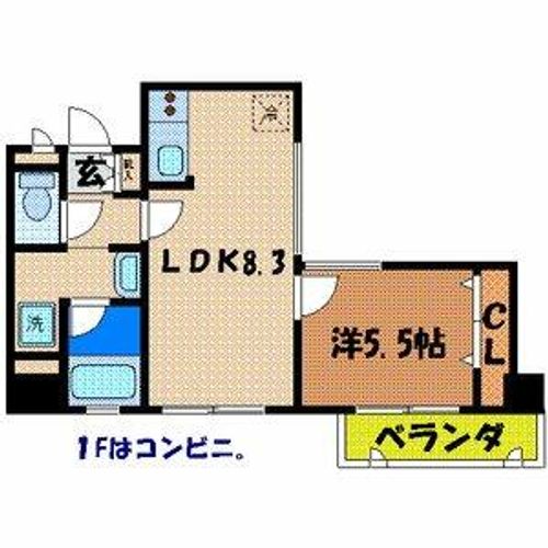リッツ中央の間取り
