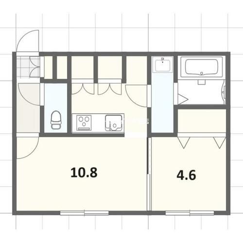北海道札幌市手稲区前田一条10丁目(マンション)の賃貸物件の間取り