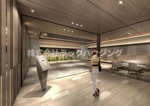 スプランディッド新大阪Ⅶの玄関