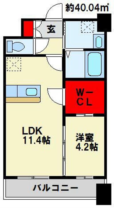 ギャラン竪町の間取り