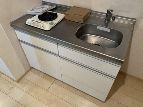 兵庫県姫路市広畑区東新町1丁目(マンション)の賃貸物件のキッチン