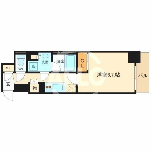 アスヴェル東本町Ⅱの間取り