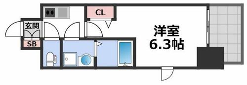 フォーリアライズ大阪ミッテの間取り