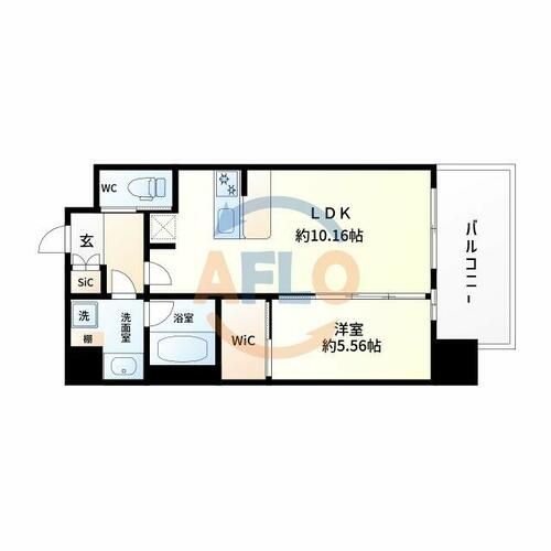 プレジオ西中島ASIANの間取り