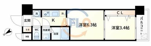スプランディッドⅧの間取り