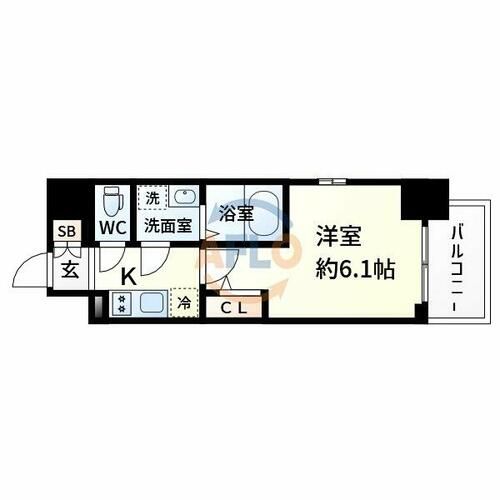 エスリード新大阪ザ・プレミアEASTの間取り