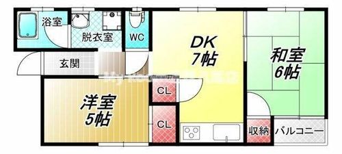 八尾マンションの間取り