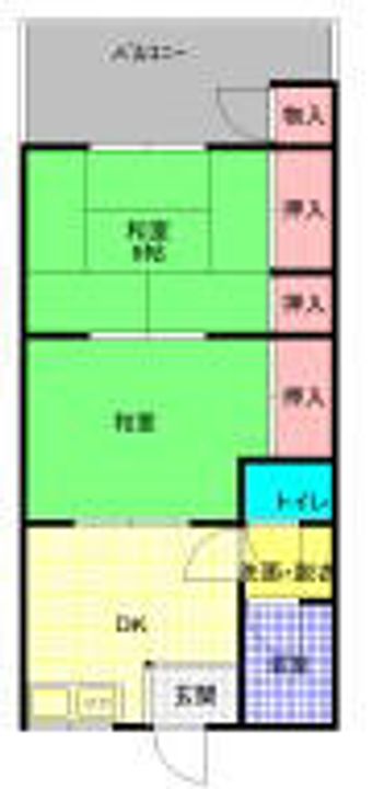 元町マンション302の間取り