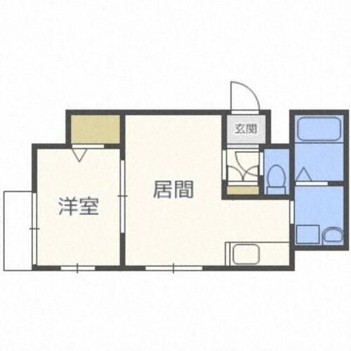 リデーレ西18丁目の間取り