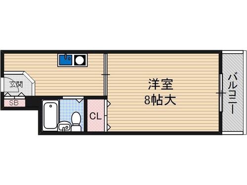コーポクボタの間取り