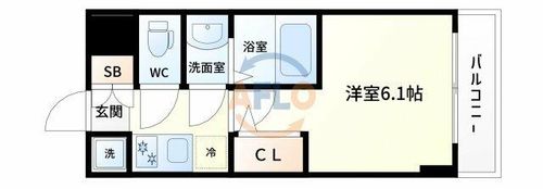エスリード大阪シティノースの間取り