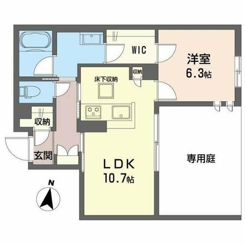 シャーメゾン ソ・ラ・ナの間取り
