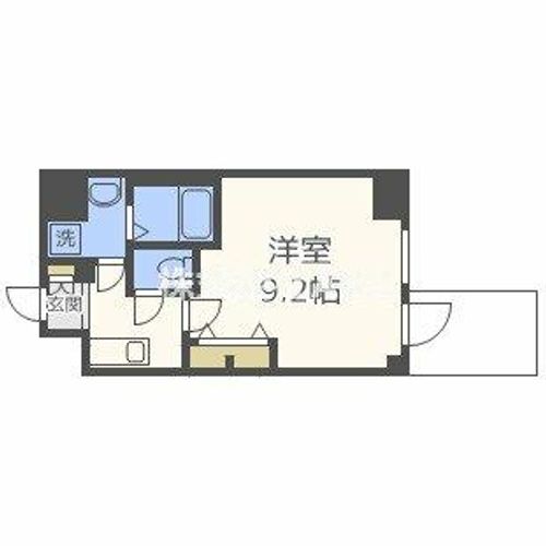 メインステージ心斎橋EASTの間取り