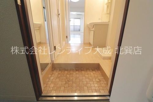 パーク巽東Ⅰの玄関
