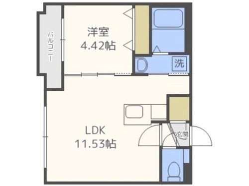 ノルデスタ旭ヶ丘の間取り