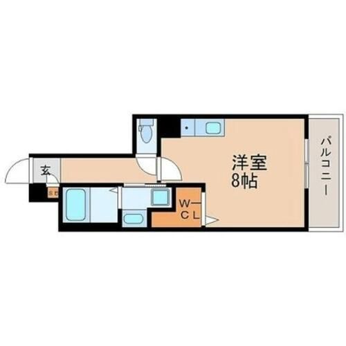 エスコート鶴橋の間取り