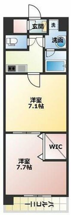 THE MUSIC COURTの間取り