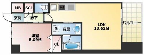 プレジオ帝塚山の間取り