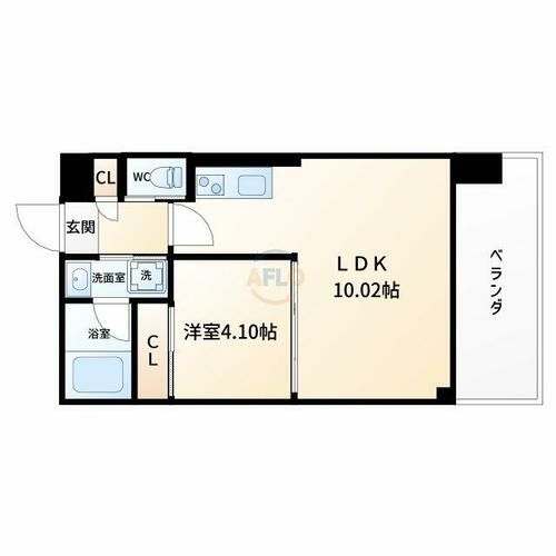 プレジオ弁天町の間取り