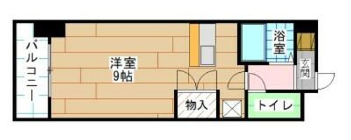 福岡県北九州市門司区高田1丁目(マンション)の賃貸物件の間取り