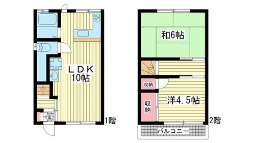 兵庫県神戸市中央区中山手通4丁目(一戸建)の賃貸物件1-2の間取り