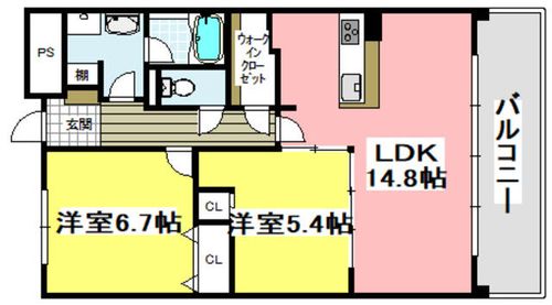 グランデ紫陽花の間取り