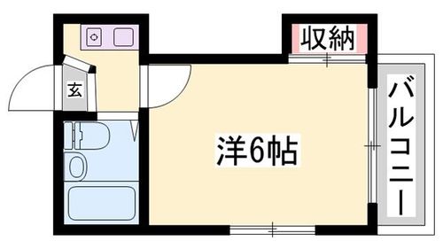グリーンヒルズ神和103の間取り