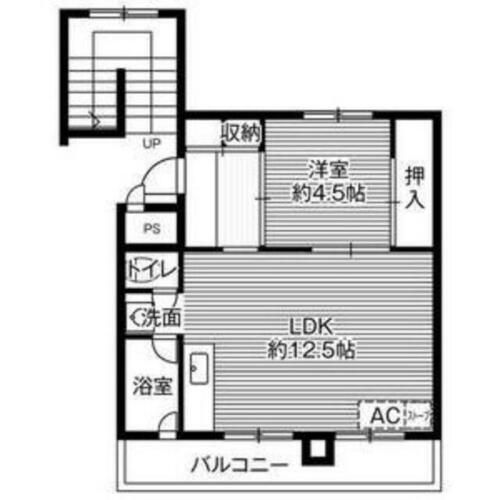 北海道札幌市手稲区西宮の沢四条3丁目(マンション)の賃貸物件の間取り