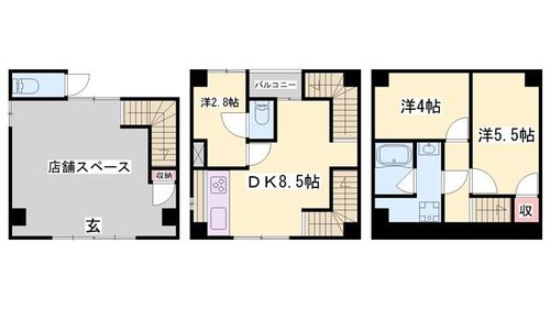 兵庫県赤穂市加里屋(一戸建)の賃貸物件1の間取り