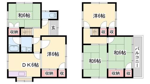 兵庫県姫路市辻井3丁目(一戸建)の賃貸物件1の間取り