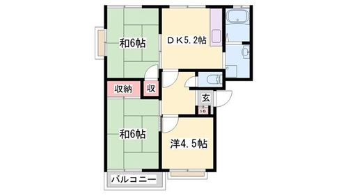 叶い坂2-10の間取り