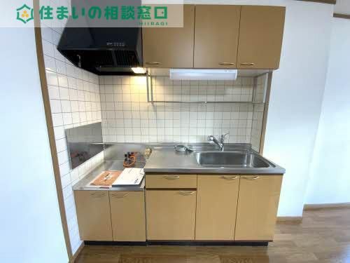 愛知県岡崎市東大友町字西浦(アパート)の賃貸物件のキッチン