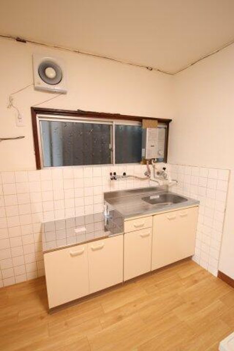 大阪府堺市中区大野芝町(一戸建)の賃貸物件のキッチン