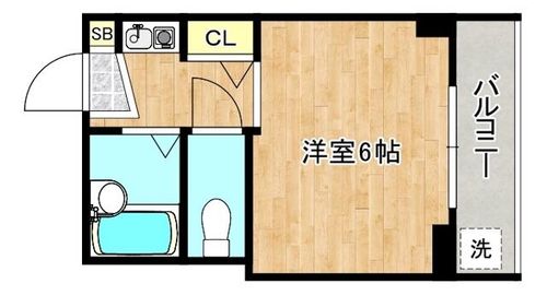 サンパールⅡの間取り