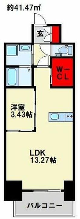 LEGEND鍛冶町の間取り