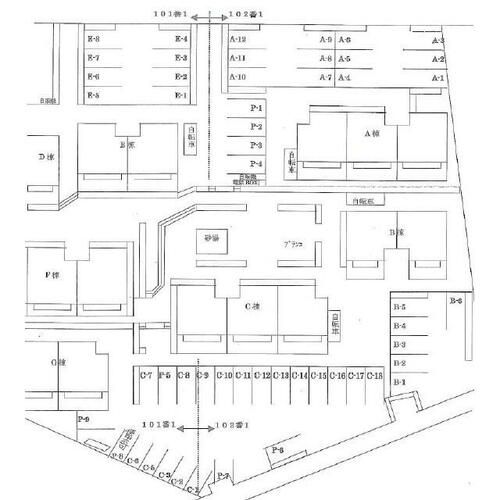 ラディッシュタウン昭山D棟202の外観