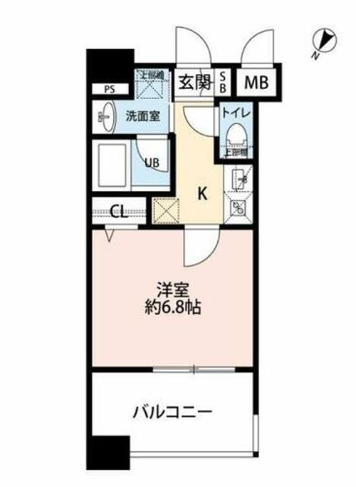 福岡県福岡市博多区吉塚5丁目(マンション)の賃貸物件の間取り