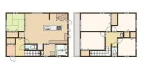 兵庫県姫路市網干区新在家(一戸建)の賃貸物件1の間取り