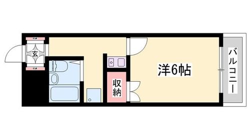 レジデンス姫路WESTの間取り