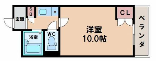 ハイツ五條の間取り