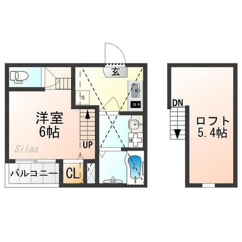 ハーモニーテラス京都太秦の間取り