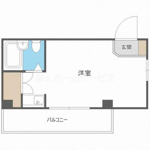 メゾン真法院の間取り
