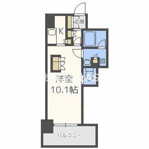 アーバネックス北浜202の間取り