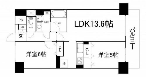 F-TAMATSUKURIの間取り