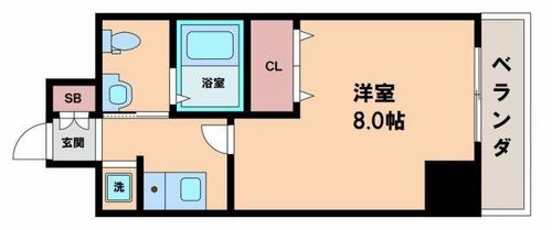 CASSIA天王寺東の間取り