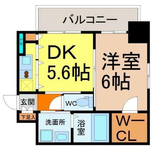 エステムプラザ名古屋駅前プライムタワーの間取り
